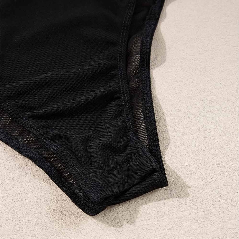 Black Rhinestone Bodysuit - Picture 5 of 15